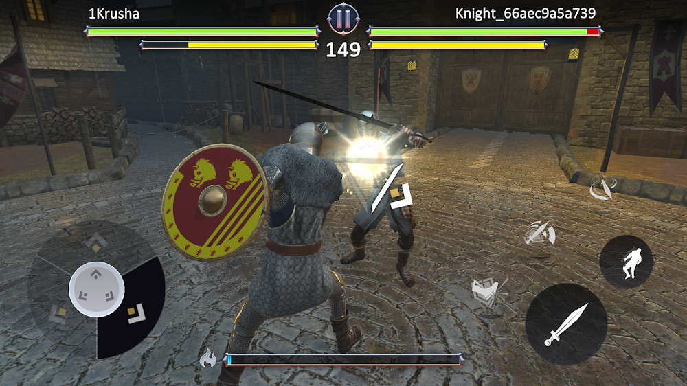 Knights Fight 2 v1.7.1 MOD APK + OBB (Dumb Bot) Download