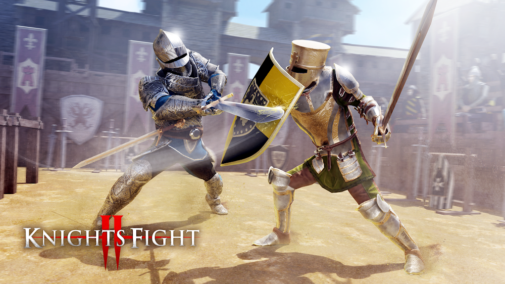 Knights Fight 2 v1.7.1 MOD APK + OBB (Dumb Bot) Download