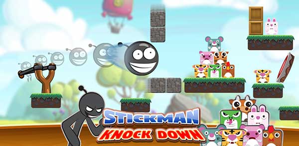 Knockdown : Slingshot Ace 1.0.5 Apk + Mod (Free Shopping) Android