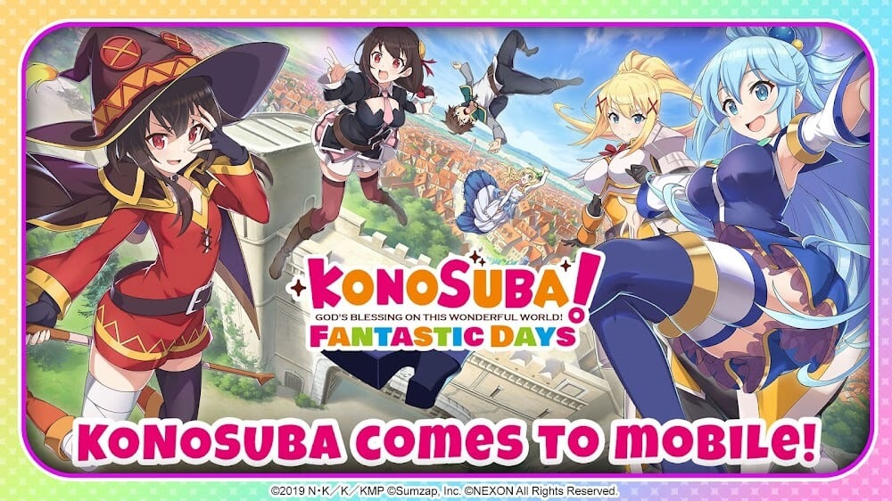 KonoSuba: Fantastic Days v5.5.0 MOD APK (Damage/Defense Multiplier, Infinite SP, Skill)