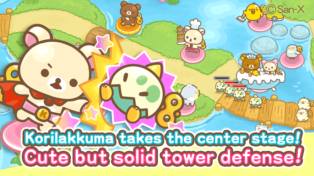 Korilakkuma Tower Defense v5.1.1 MOD APK (Menu, Damage, Free Build)