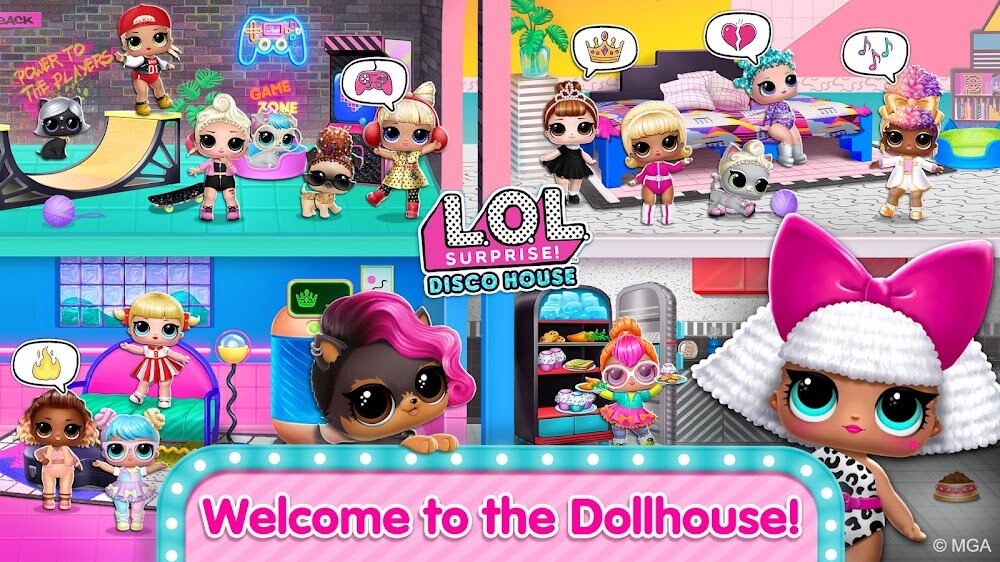 L.O.L. Surprise! Disco House v2.5.305 MOD APK (Free Shopping)