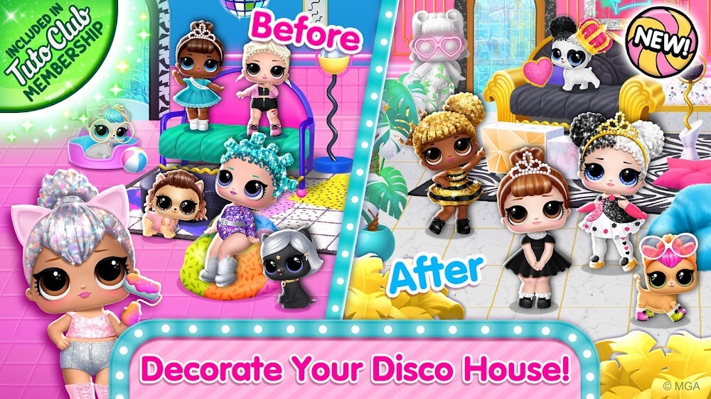 L.O.L. Surprise! Disco House v2.5.305 MOD APK (Free Shopping)