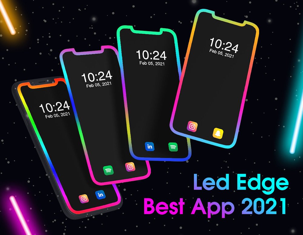 LED Edge Lighting v1.10.0 APK + MOD (Premium Unlocked) Download