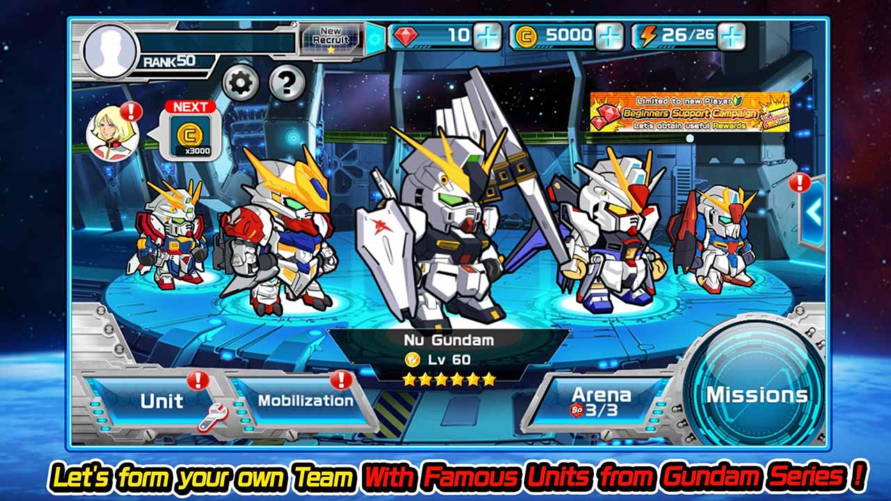 LINE: GUNDAM WARS MOD APK 7.8.0 (Unlimited Money)