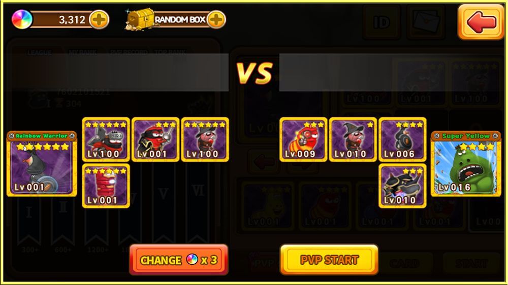 Larva Heroes: Battle League v2.6.5 MOD APK (Free Buy Heros, Upgrade, Mega Menu)