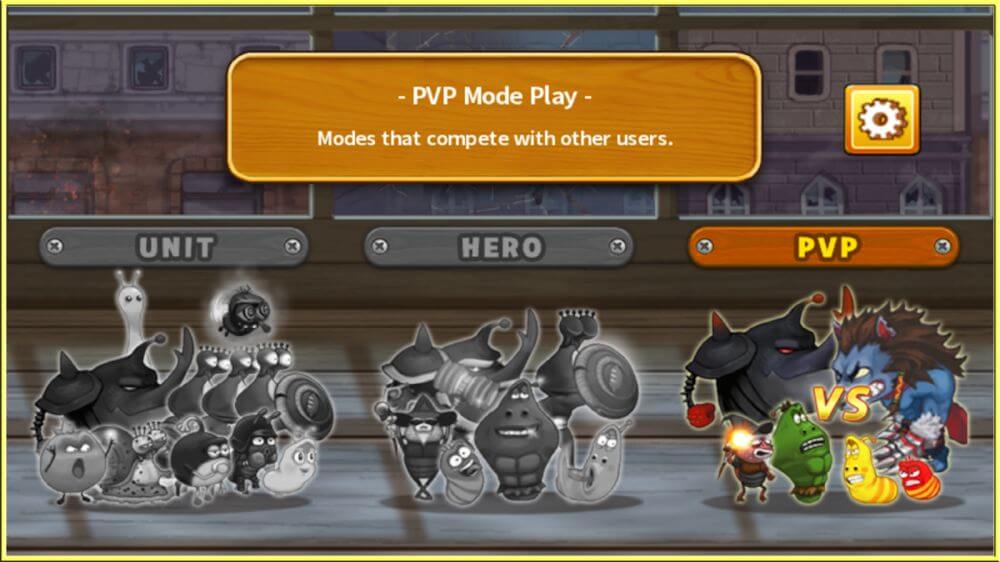 Larva Heroes: Battle League v2.6.5 MOD APK (Free Buy Heros, Upgrade, Mega Menu)