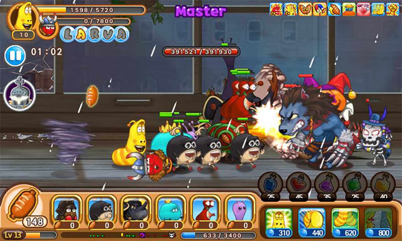 Larva Heroes: Lavengers MOD APK 2.9.2 (Infinte Candy/Coin​)