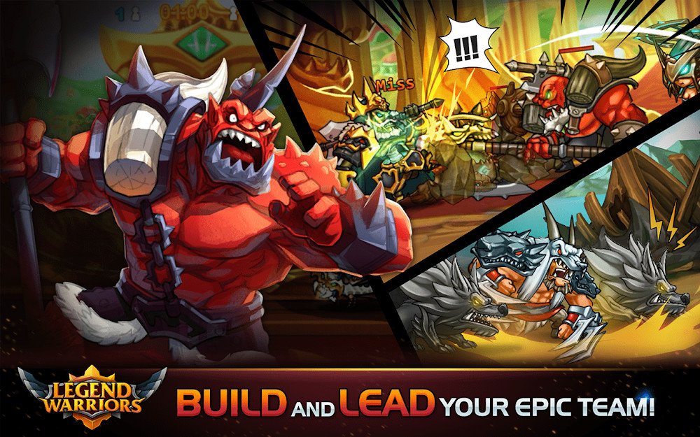 Legend Heroes: Epic Battle v1.0.50 MOD APK (Unlimited Money/XP) Download