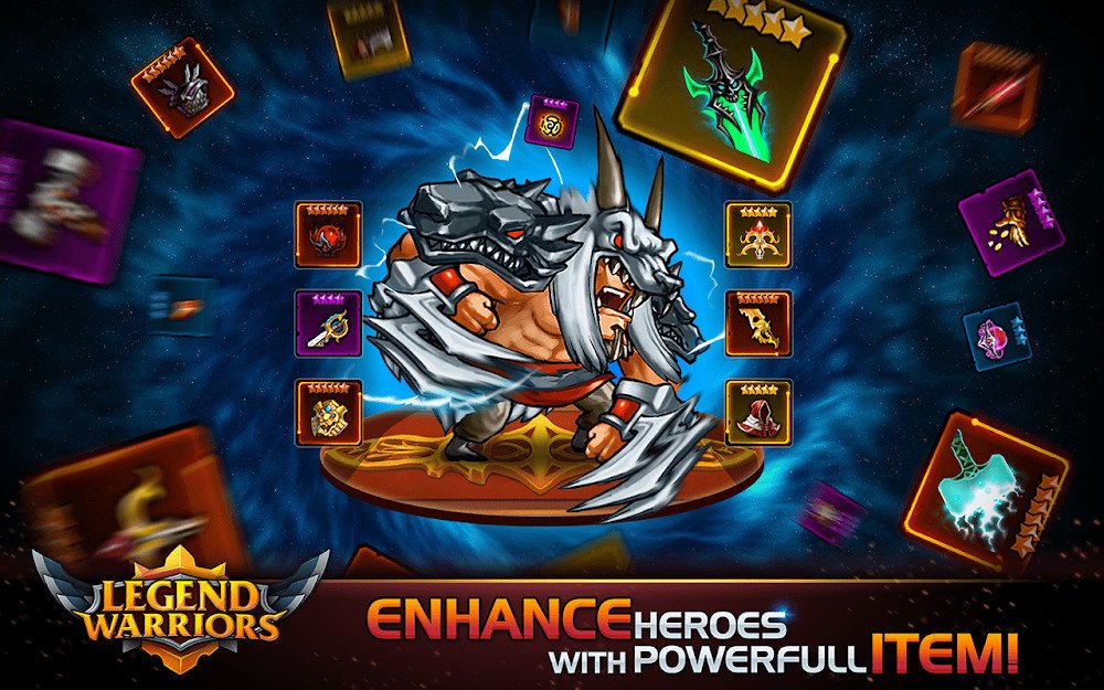 Legend Heroes: Epic Battle v1.0.50 MOD APK (Unlimited Money/XP) Download