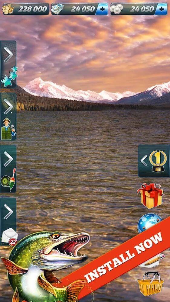 Let's Fish v6.4.1 MOD APK (Instant Fishing, Fishing Line)