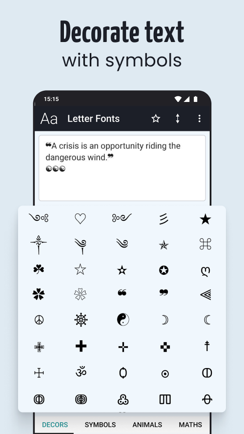 Letter Fonts v1.4.1.1 MOD APK (Premium Unlocked)