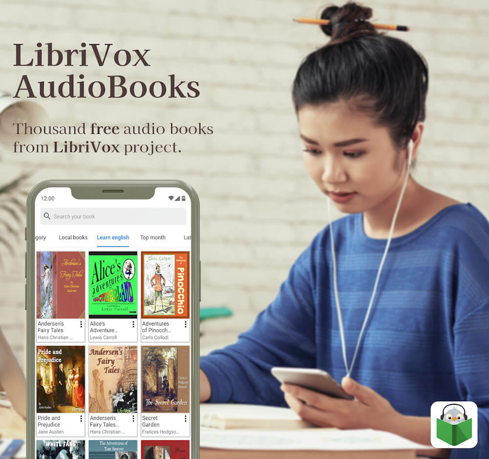 LibriVox AudioBooks v2.8.4 MOD APK (Premium Unlocked)