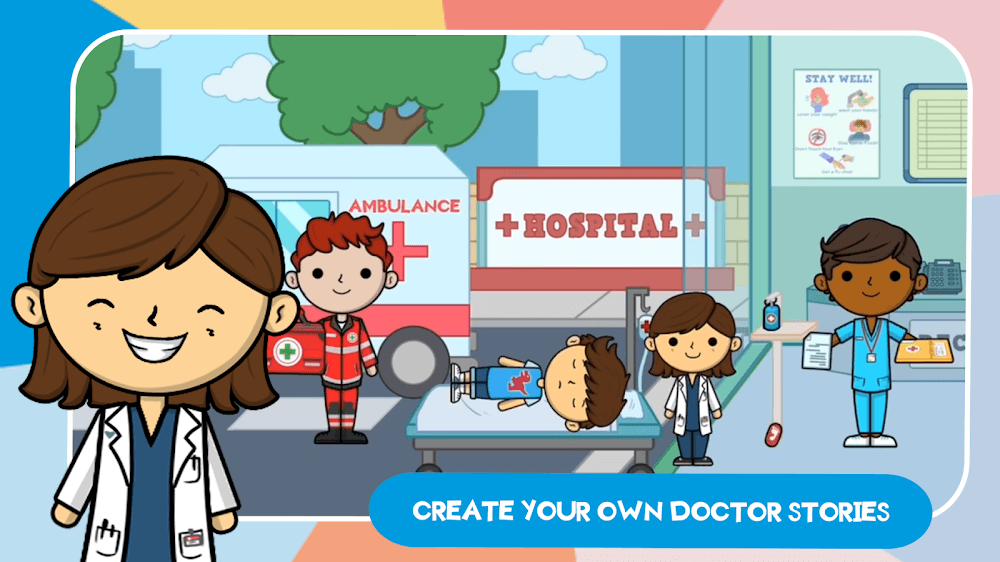 Lila's World: Dr Hospital Games v1.0.12 MOD APK (Unlock All Content)