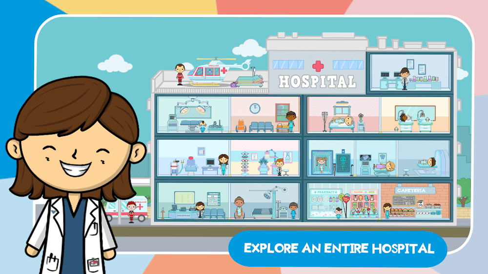 Lila's World: Dr Hospital Games v1.0.12 MOD APK (Unlock All Content)