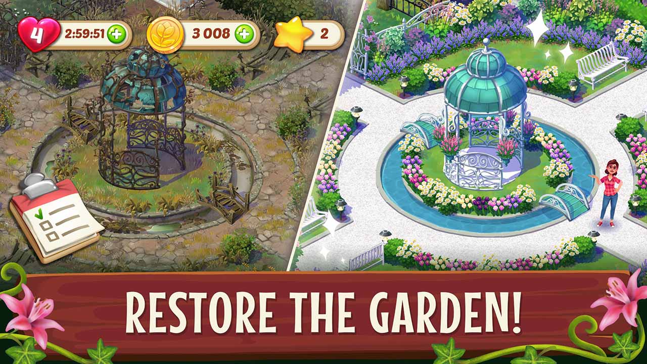 Lily’s Garden MOD APK 2.97.0 (Unlimited Coins)