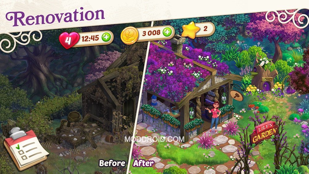Lily’s Garden v2.10.0 MOD APK (Unlimited Stars/Coins)