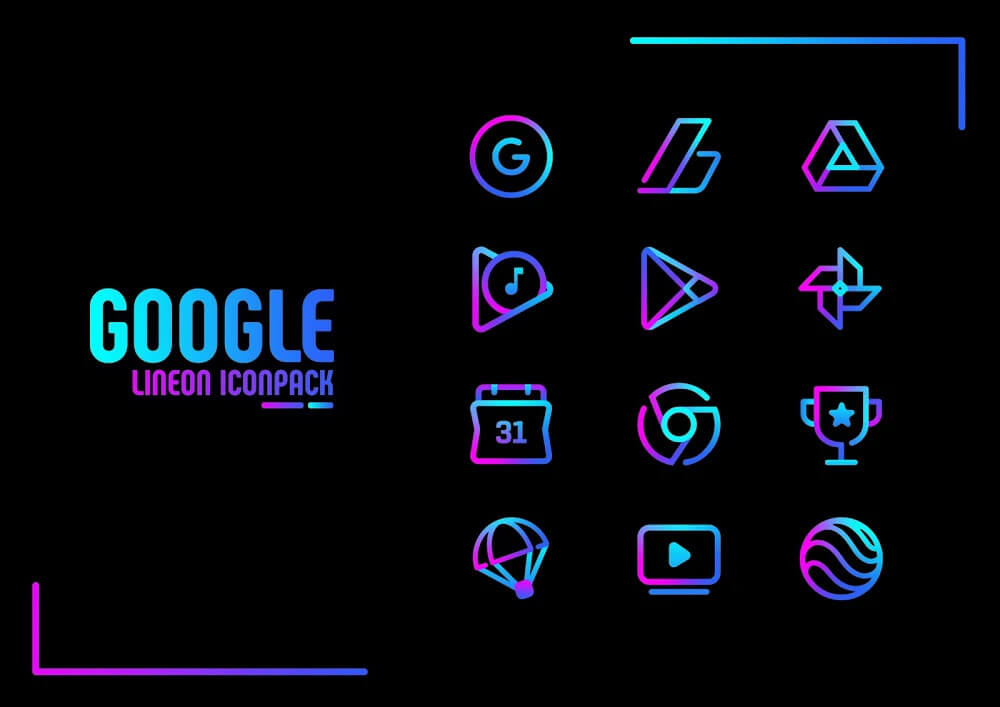 Lineon Icon Pack: LineX v5.7 APK (Patched)