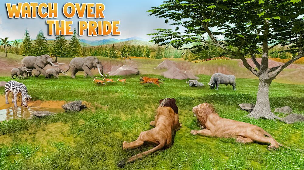 Lion Games Animal Simulator 3D v2.1 MOD APK (Unlimited Money)