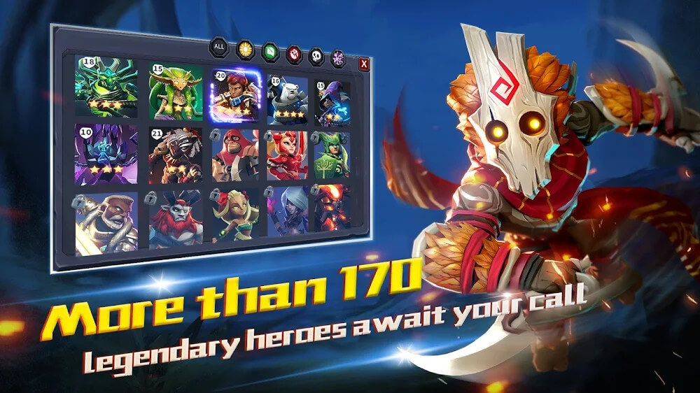 Lionheart: Dark Moon v2.3.8 MOD APK (Damage, God Mode Unlimited Skill)