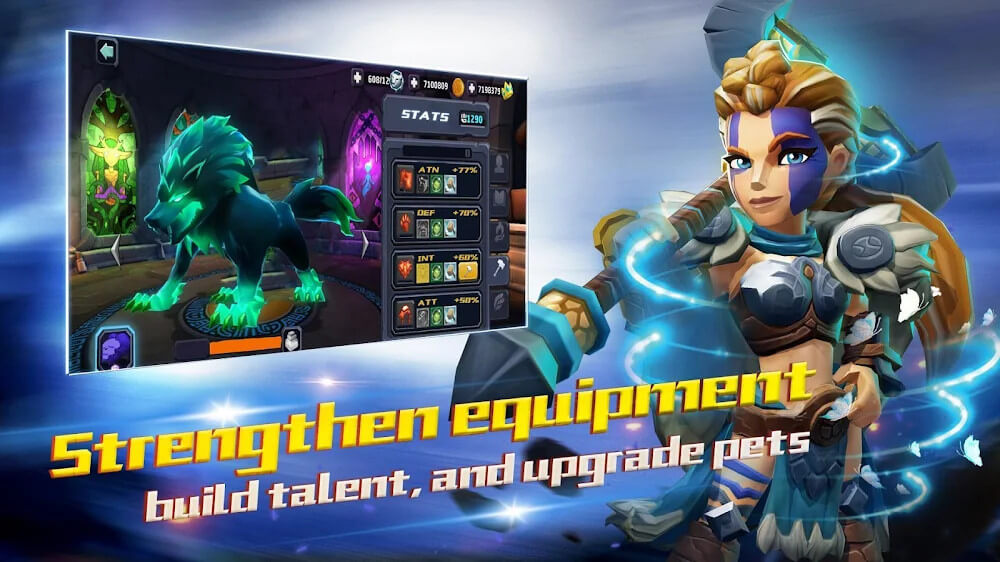 Lionheart: Dark Moon v2.3.8 MOD APK (Damage, God Mode Unlimited Skill)