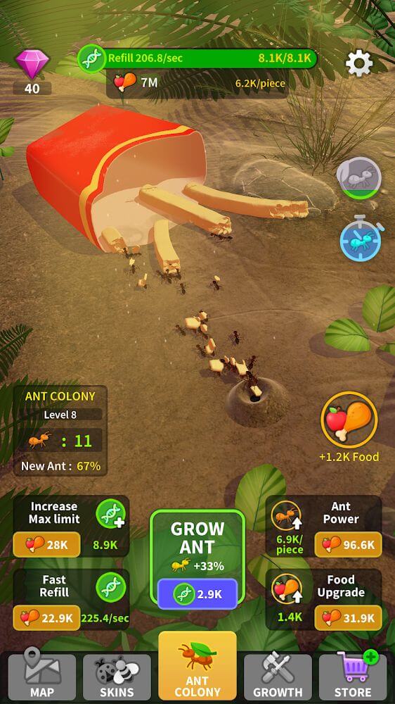 Little Ant Colony v3.4.1 MOD APK (Unlimited Money)