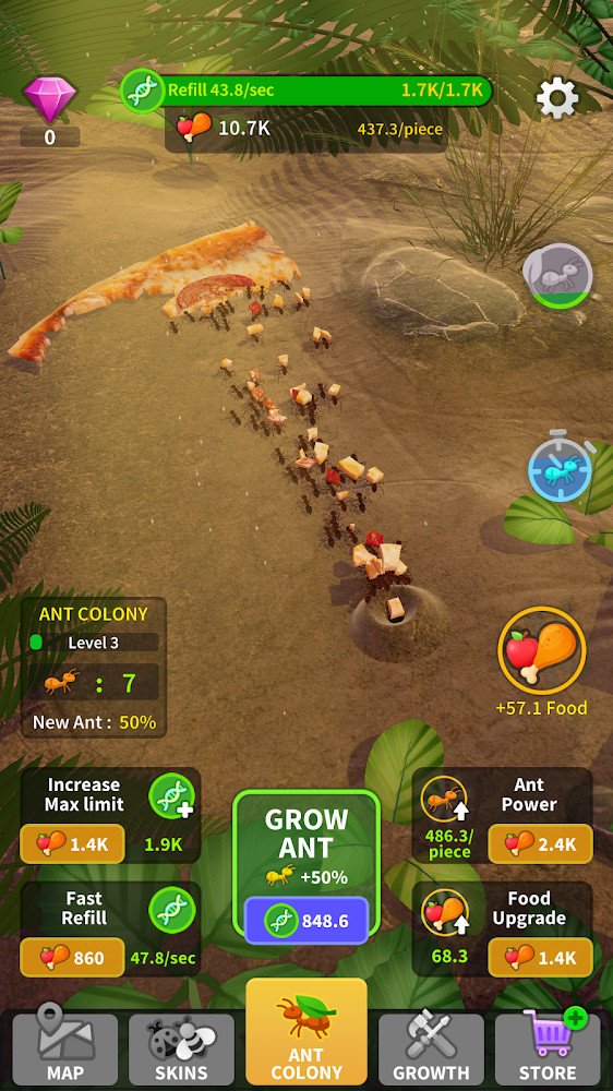 Little Ant Colony v3.4.1 MOD APK (Unlimited Money/DNA) Download