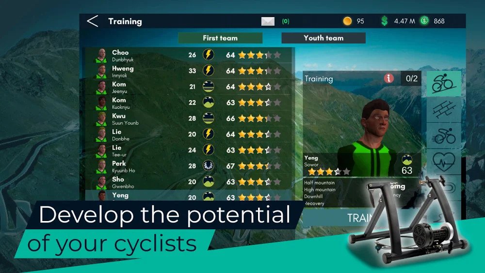Live Cycling Manager 2021 v1.277 MOD APK (Free Purchased) Download