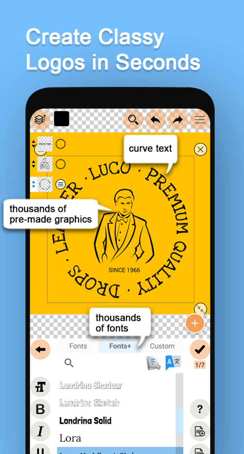 Logo Maker Plus v1.2.9.7 MOD APK (Premium Unlocked)