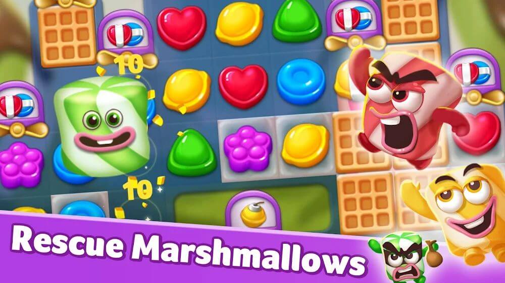 Lollipop & Marshmallow Match3 v24.0823.00 MOD APK (Auto Win)