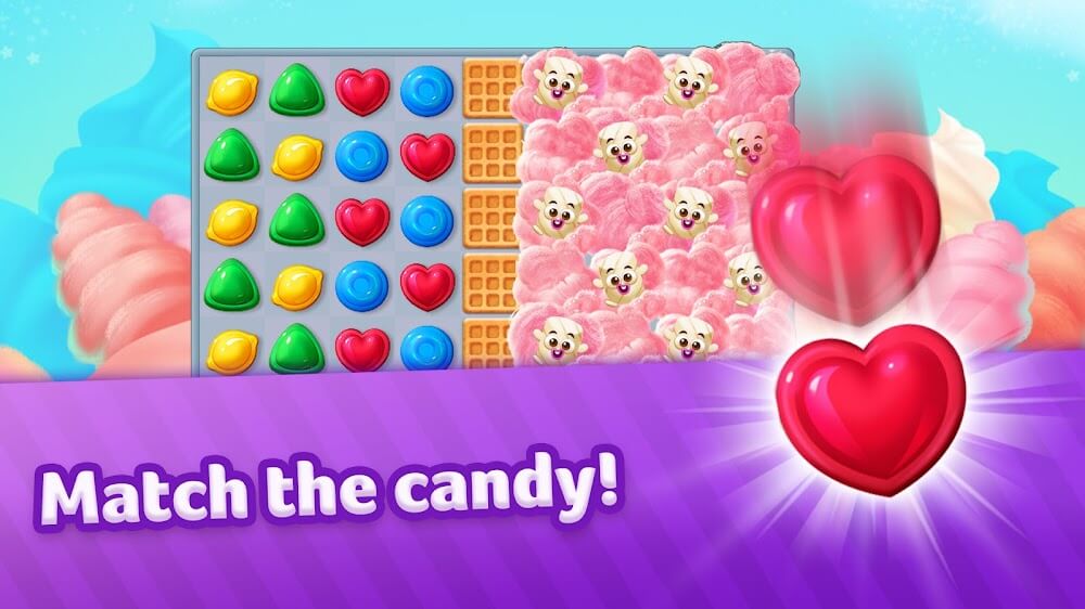 Lollipop Sweet Heroes v24.0819.00 MOD APK (Unlimited/Money, Lives, Boosters)