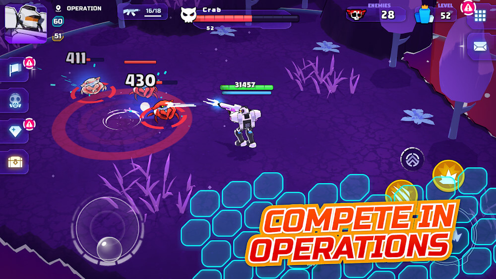 Loot Legends: Robots vs Aliens v1.3.0 MOD APK (God Mode, High Damage)