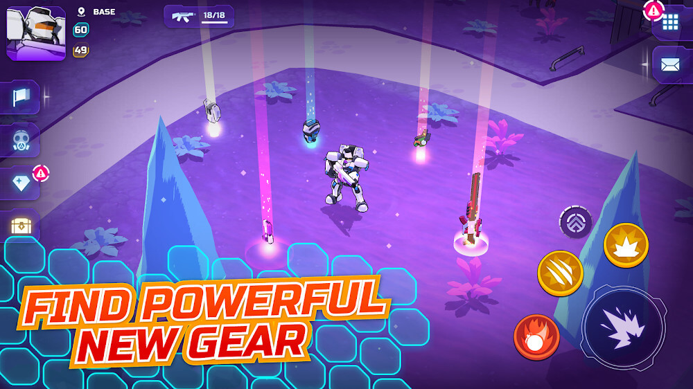 Loot Legends: Robots vs Aliens v1.3.0 MOD APK (God Mode, High Damage)