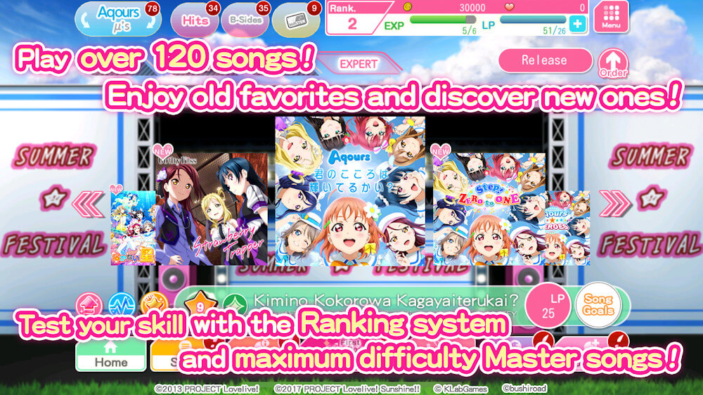 Love Live v9.11 MOD APK (Auto Play Perfect)