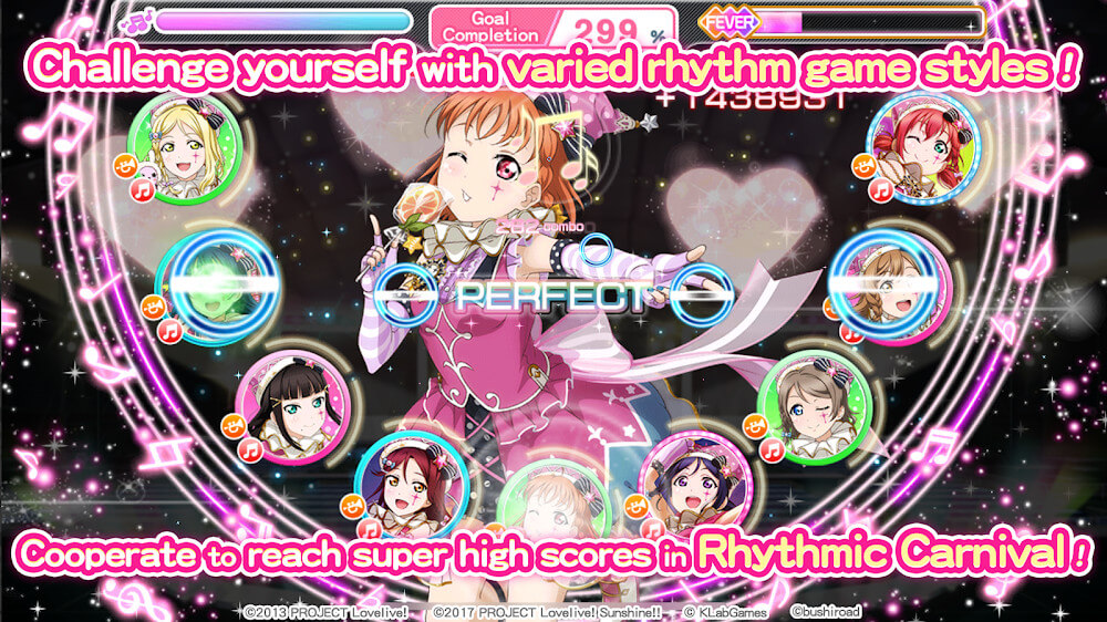 Love Live v9.11 MOD APK (Auto Play Perfect)