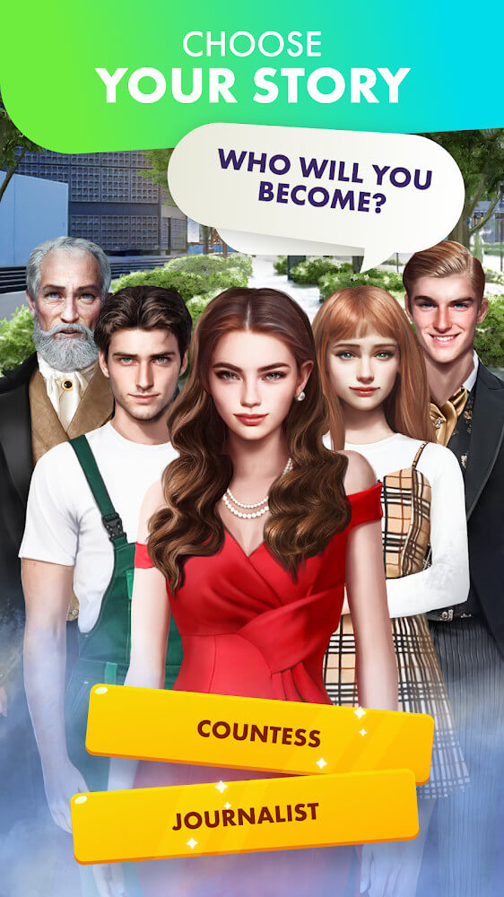 Love Story Game v1.1.3 MOD APK (Unlimited Crystals, Tickets)