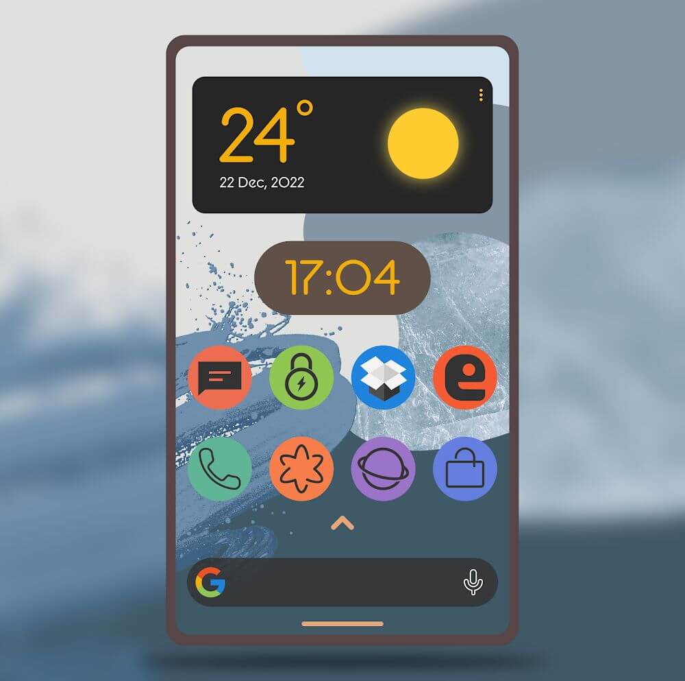 Lumos Dark - Rounded Icon Pack v22.12.31 APK (Patched)