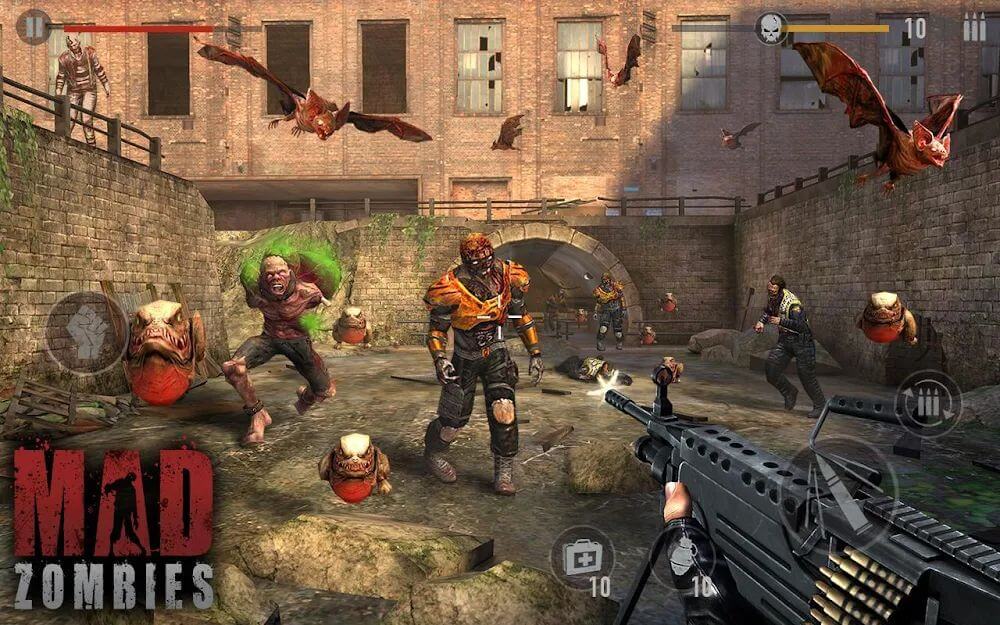 MAD ZOMBIES v5.35.0 MOD APK (Unlimited All, Mega Menu)