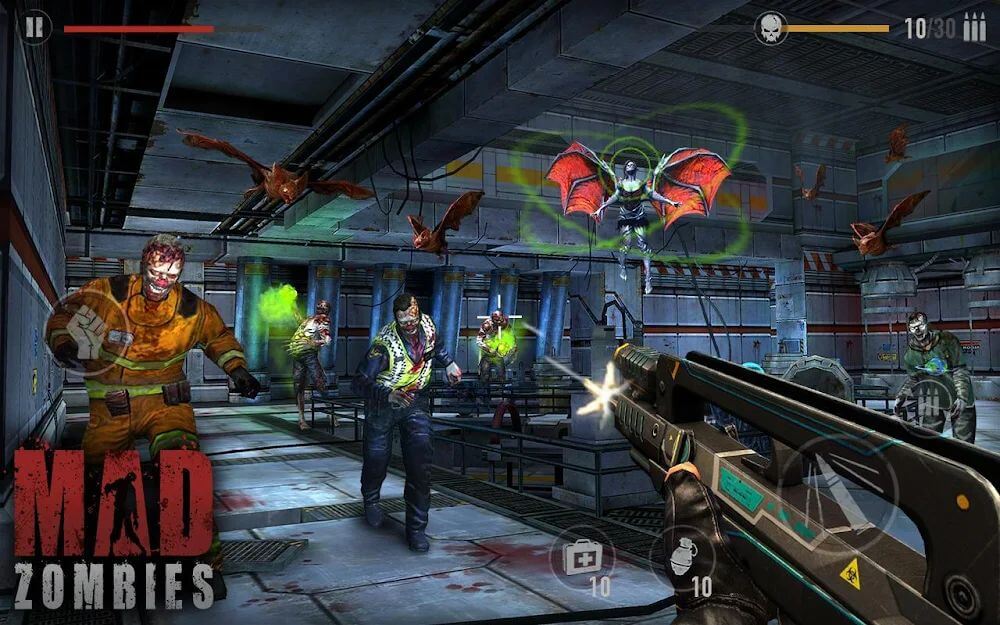 MAD ZOMBIES v5.35.0 MOD APK (Unlimited All, Mega Menu)