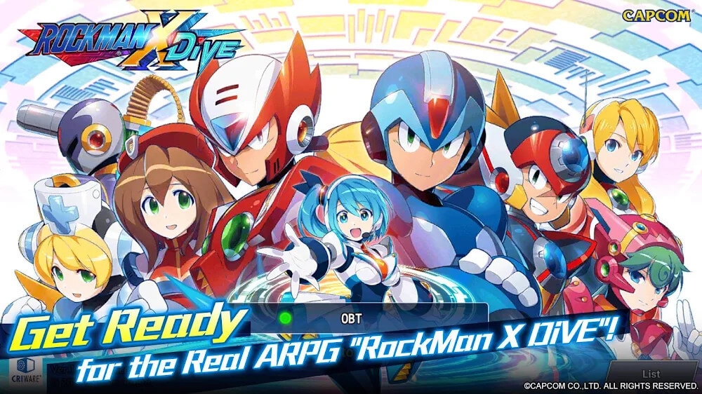 MEGA MAN X DiVE v5.1.1 MOD APK (God mode, Ammo, No CD)