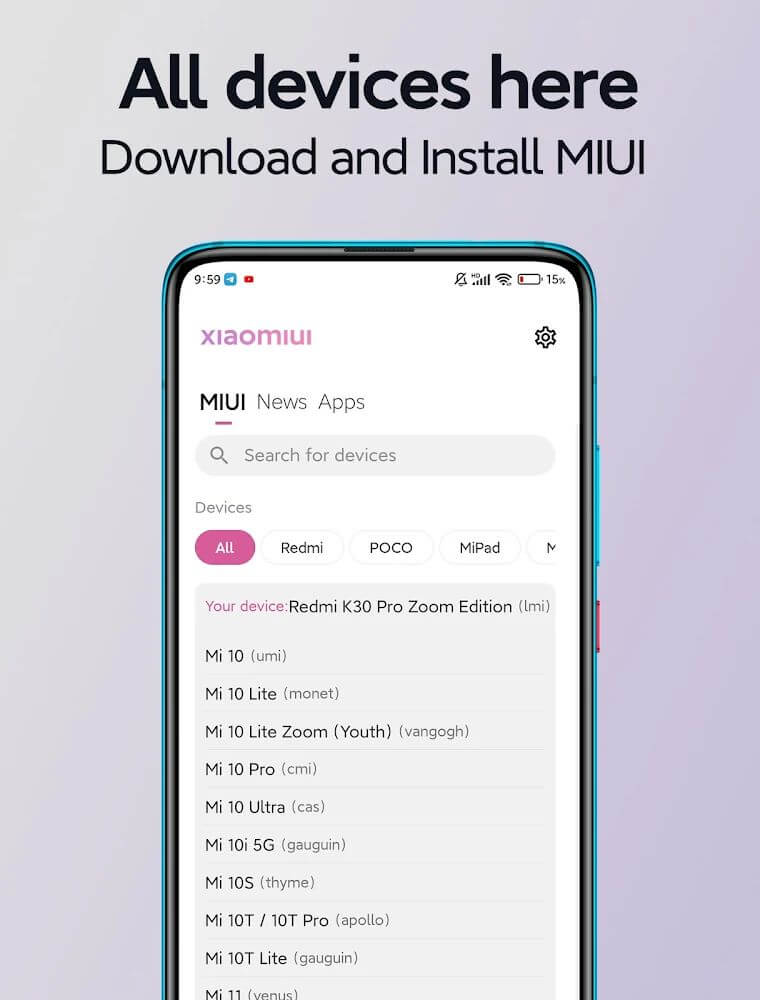 MIUI Downloader v1.7.2 APK + MOD (Optimized/No ADS)