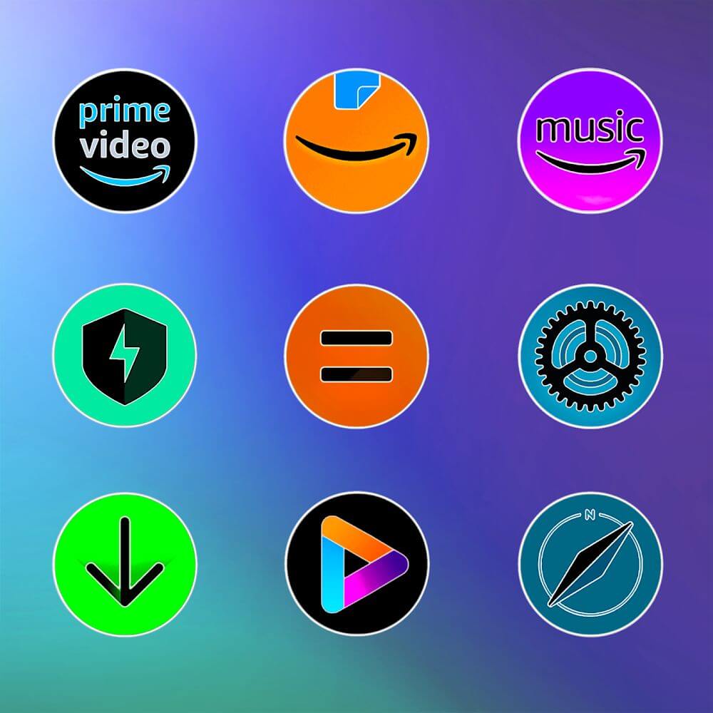 MIUl Circle Fluo - Icon Pack v2.5.5 APK (Patched)