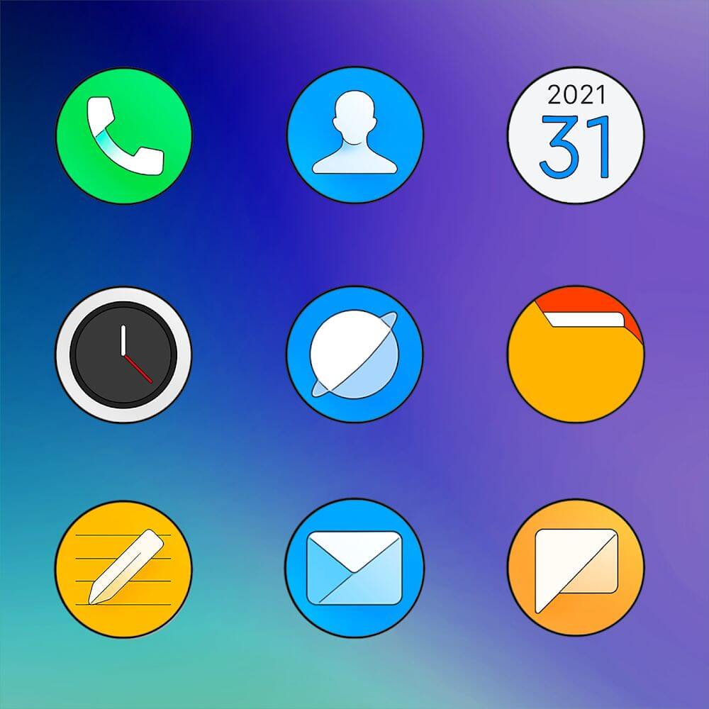 MIUl Circle - Icon Pack v3.1 PAID/Patche