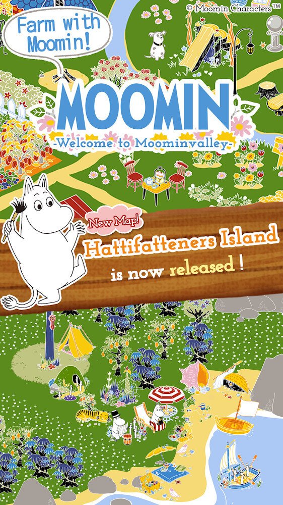 MOOMIN Welcome to Moominvalley v5.17.1 MOD APK (Many Ruby/Shell)