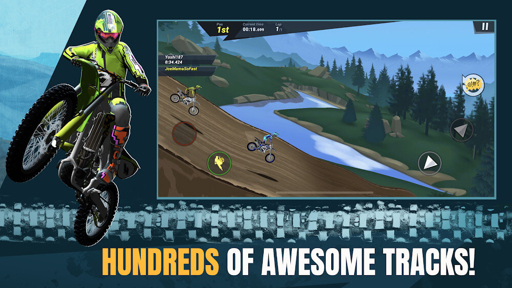 Mad Skills Motocross 3 v3.1.0 MOD APK (Unlimited Money/Unlocked Pro)