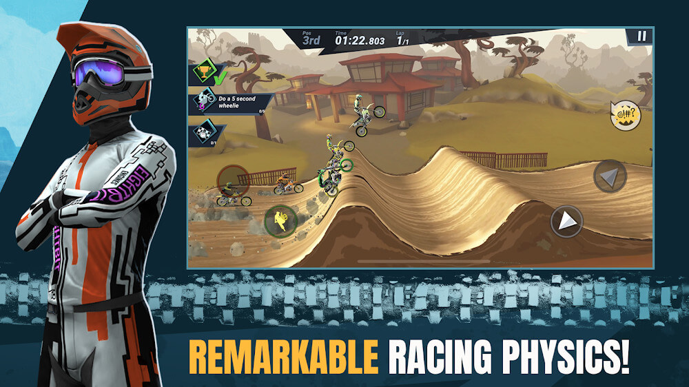 Mad Skills Motocross 3 v3.1.0 MOD APK (Unlimited Money/Unlocked Pro)