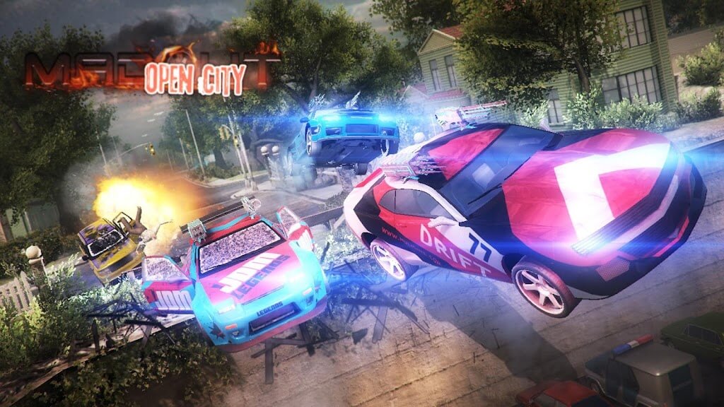 MadOut Open City v8 APK + OBB (MOD, Unlimited Money)