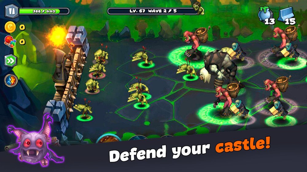 Magic Siege - Castle Defender v1.95.281 MOD APK (God Mode)