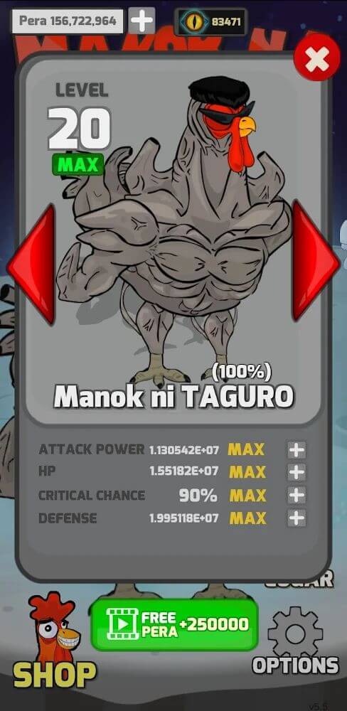 Manok Na Pula v7.2 MOD APK (Unlimited Coins, Dragons Eyes, Powder)