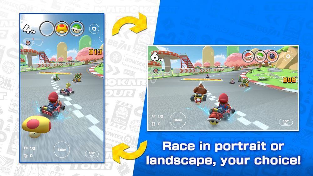 Mario Kart Tour v3.4.0 MOD APK (X2 Points, Coins, Semi Item)